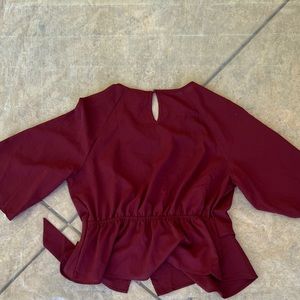 Maroon Blouse